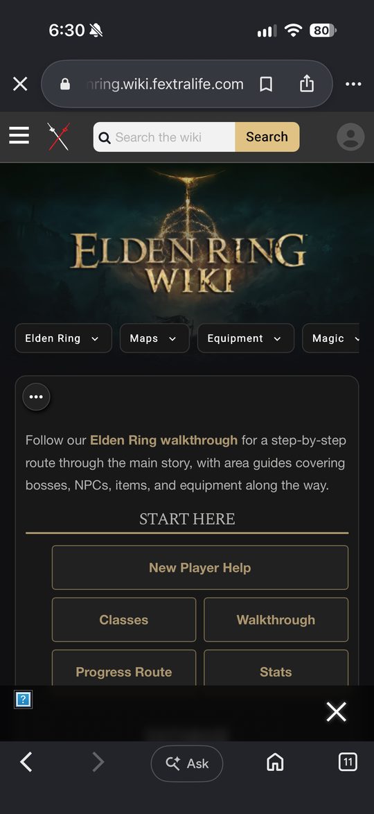 The same wiki page with Ron's Tech Net on: the pop-up video and banner are gone
